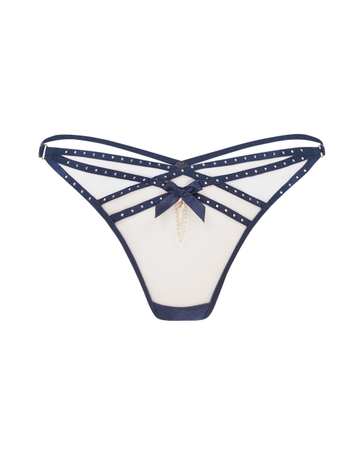 Rubi Thong Nude/Navy | Agent Provocateur