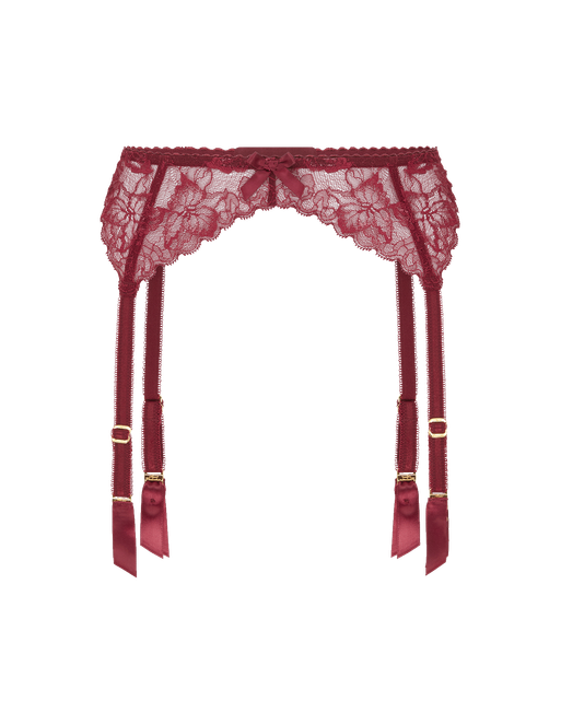Leni Suspender Burgundy | Agent Provocateur