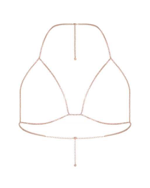 Bougie Bra Rose Gold/Crystal | Agent Provocateur