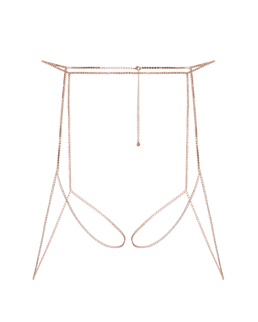 Bougie Suspender  Rose Gold/Crystal | Agent Provocateur