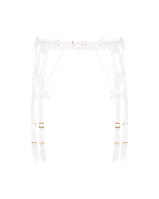 Coletta Suspender White/Sand | Agent Provocateur