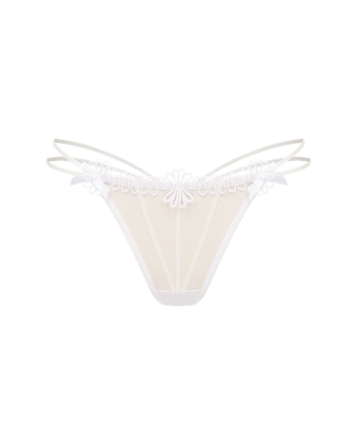 Coletta Thong White/Sand | Agent Provocateur