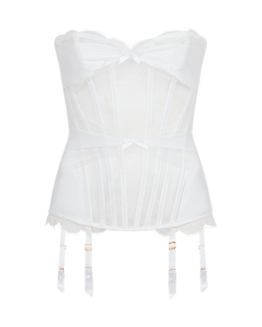 Halley Corset  White | Agent Provocateur