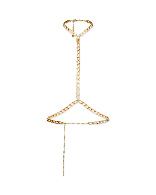 Meriem Body Chain Gold/Crystal | Agent Provocateur