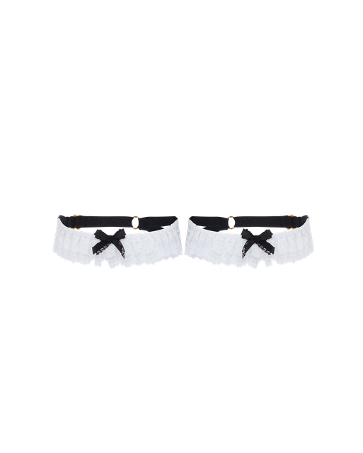 Bonnie Garters Black/White | Agent Provocateur