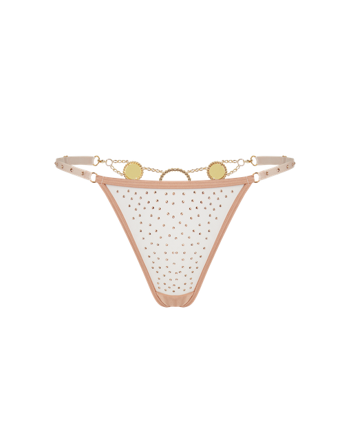 Lucia Thong Gold/Gold | Agent Provocateur