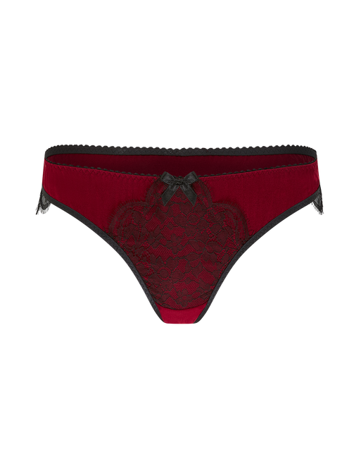 Sammi Thong Burgundy/Black | Agent Provocateur