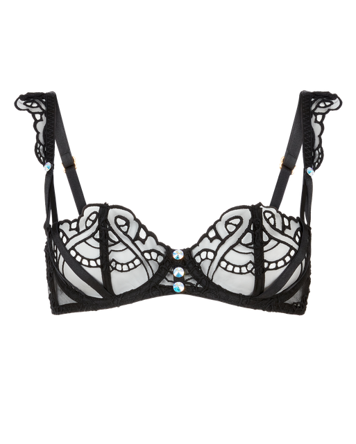 Seren Balconette Underwired Bra Black | Agent Provocateur