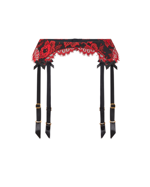 Solanna Suspender Red/Black | Agent Provocateur