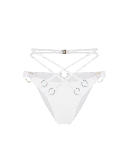 Tenesee Bikini Bottom White/Ab | Agent Provocateur