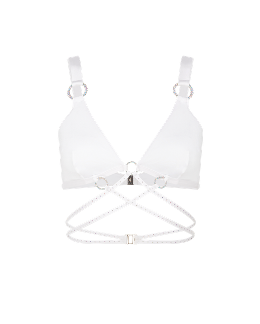 Tenesee Bikini Top White/Ab | Agent Provocateur