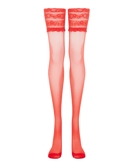Neeve Hold Ups Red/Red | Agent Provocateur