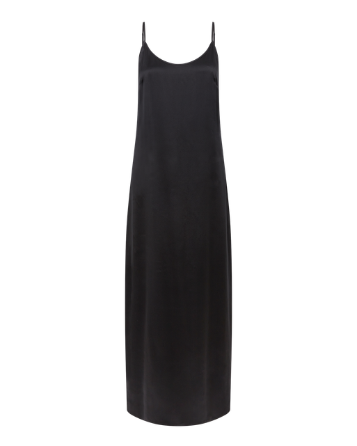 Cecily Long Slip Dress Black | Agent Provocateur