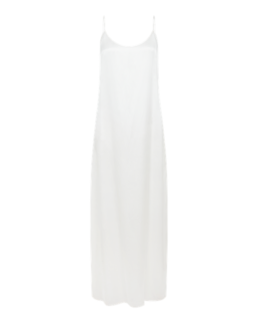 Cecily Long Slip Dress Ivory/Ivory | Agent Provocateur
