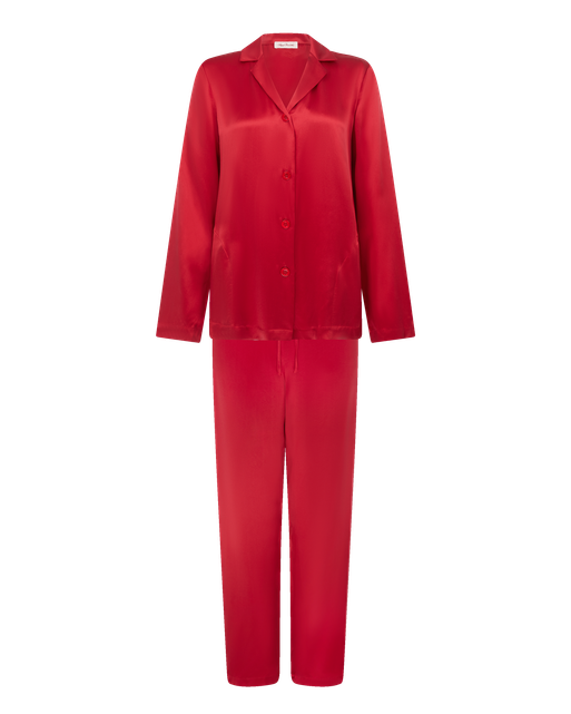 Cecily Pyjama Set Red/Red | Agent Provocateur