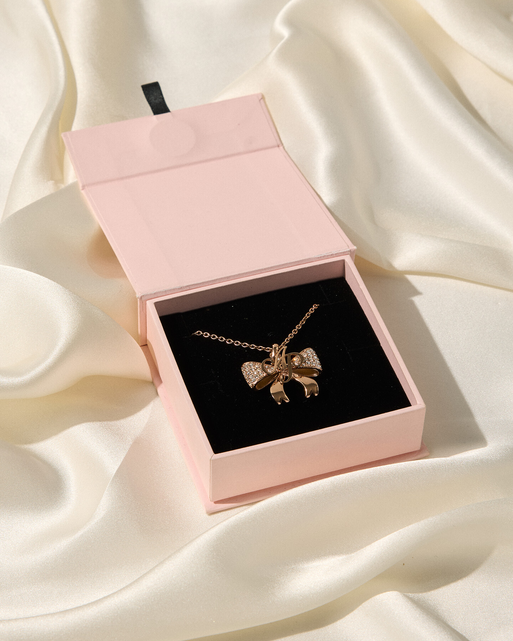 Brietta Necklace Rose Gold/Crystal | Agent Provocateur