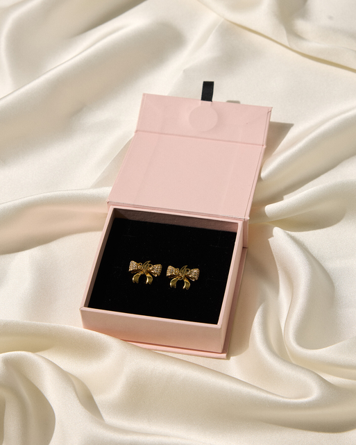 Brietta Earrings Gold/Crystal | Agent Provocateur