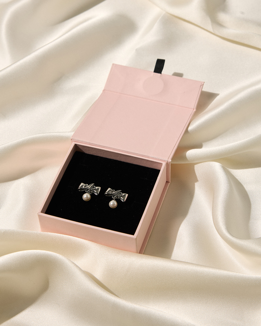 Beki Earrings Silver/Crystal | Agent Provocateur