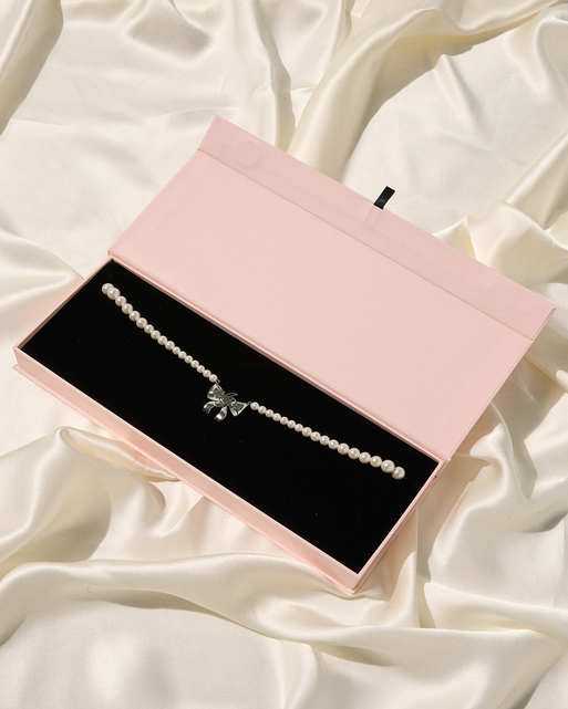 Beki Necklace Silver/Pearl | Agent Provocateur