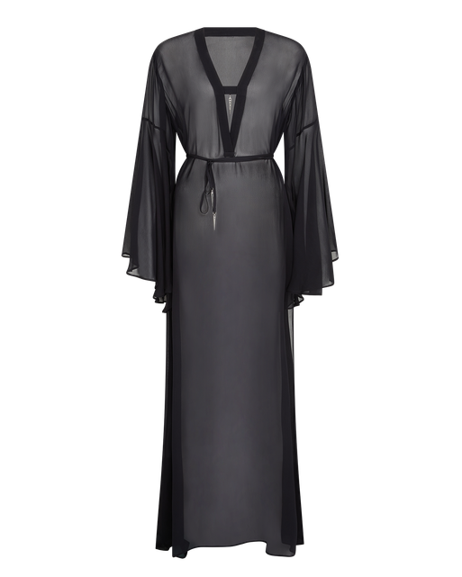 Amalia Long Kaftan  Black | Agent Provocateur