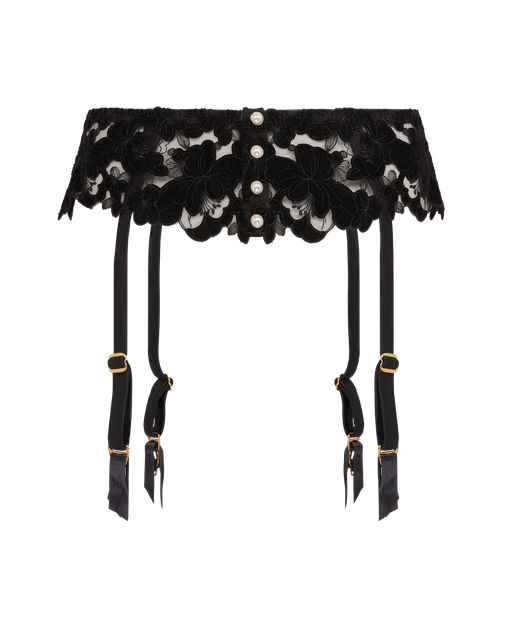 Arietta Suspender Black | Agent Provocateur
