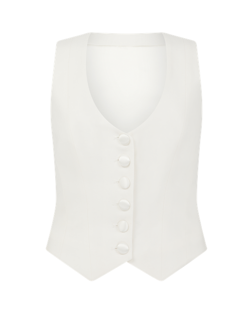Billi Waistcoat Ivory | Agent Provocateur