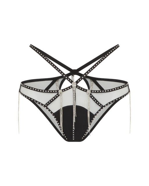 Crystalina Full Brief  Black | Agent Provocateur