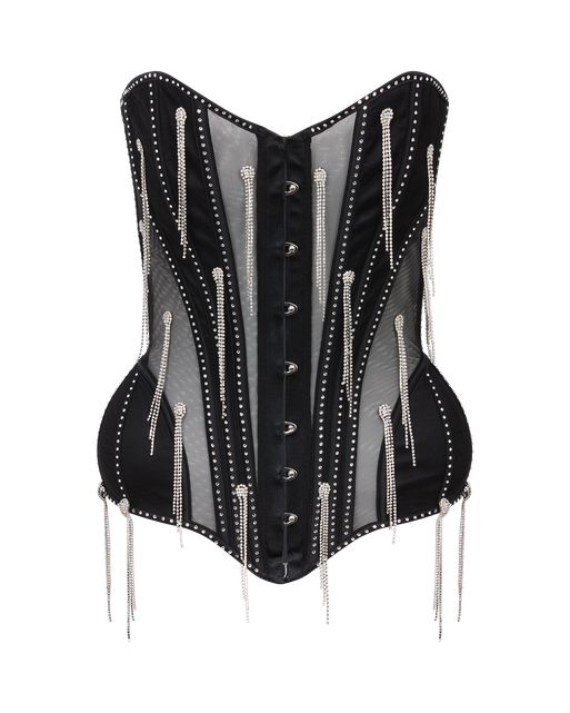 Crystalina Corset  Black | Agent Provocateur