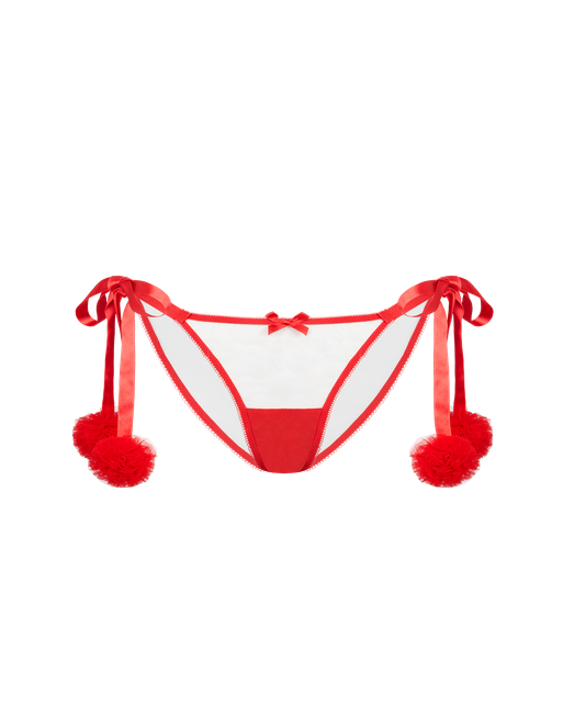 Hotpants Tie Side Brief Lilac/Lime | Agent Provocateur