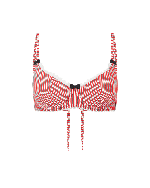 Milli Bikini Top White/Red | Agent Provocateur