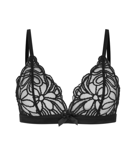 Nelle Soft Cup Bra Black | Agent Provocateur