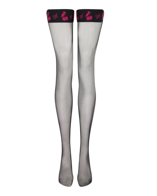 Perri Hold Ups Black/Fuchsia | Agent Provocateur