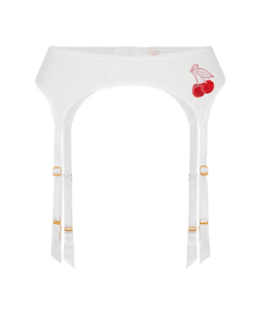 Perri Suspender White/Red | Agent Provocateur
