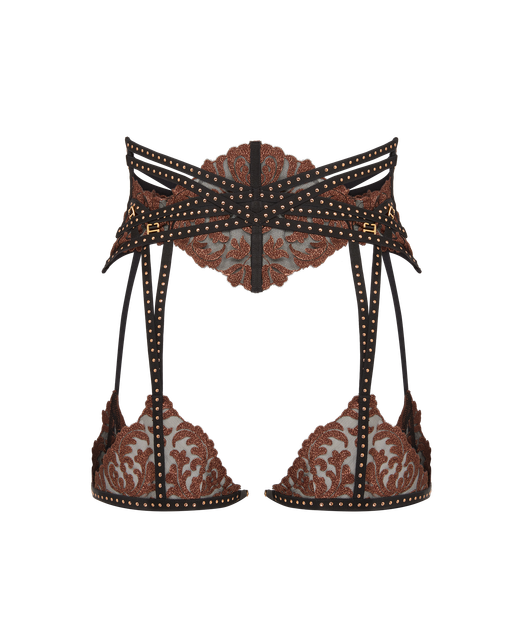Zarella Waspie Bronze/Black | Agent Provocateur