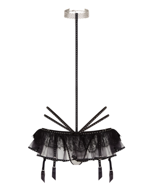 Anora Playsuit Black/Crystal | Agent Provocateur