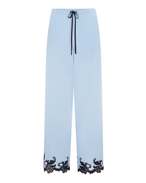 Clarette Pyjama Trousers  Blue/Black | Agent Provocateur