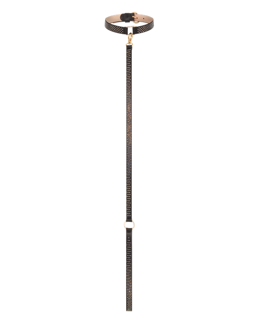 Fonda Choker And Leash Black Crystal | Agent Provocateur