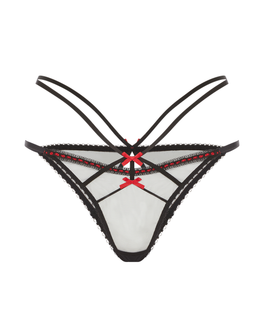 Hetty Brief Black/Red | Agent Provocateur