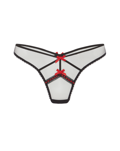 Hetty Thong Black/Red | Agent Provocateur