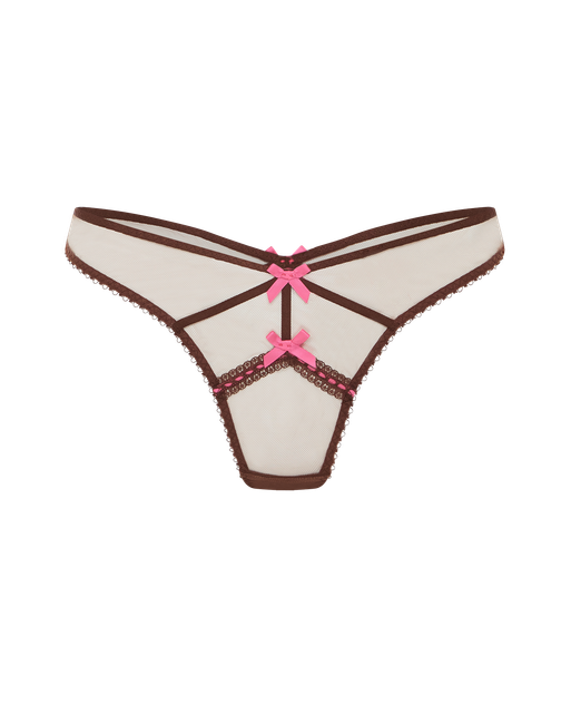 Hetty Thong  Brown/Pink | Agent Provocateur