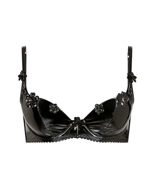 Lilathe Plunge Underwired Bra  Black | Agent Provocateur