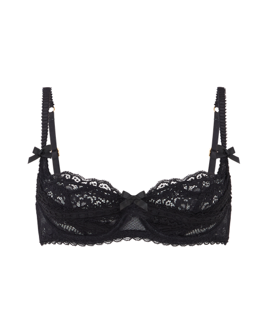 Maxwell Balconette Underwired Bra  Black | Agent Provocateur