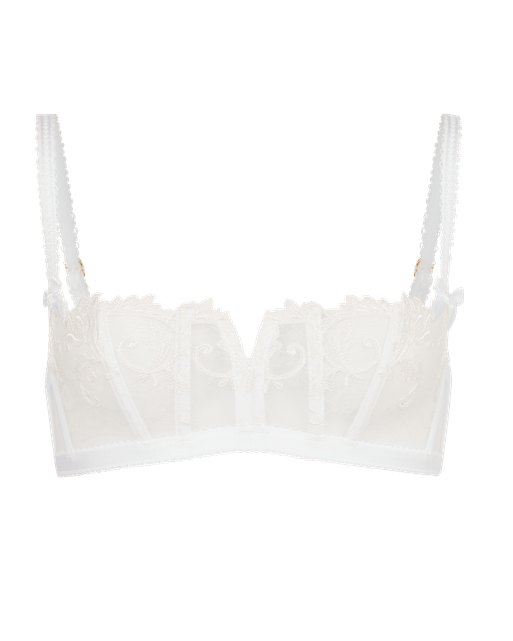 Nicolina Balconette Bra White | Agent Provocateur