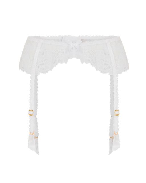 Posy Suspender  White | Agent Provocateur