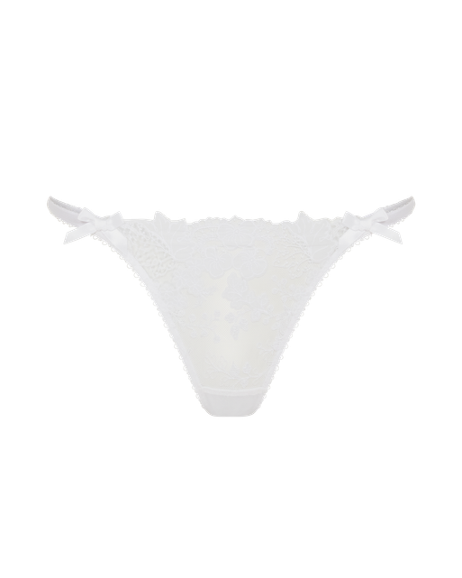 Posy Trixie Thong White/White | Agent Provocateur
