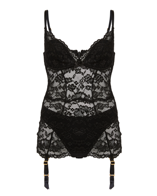 Tabitha Bodysuit  Black | Agent Provocateur