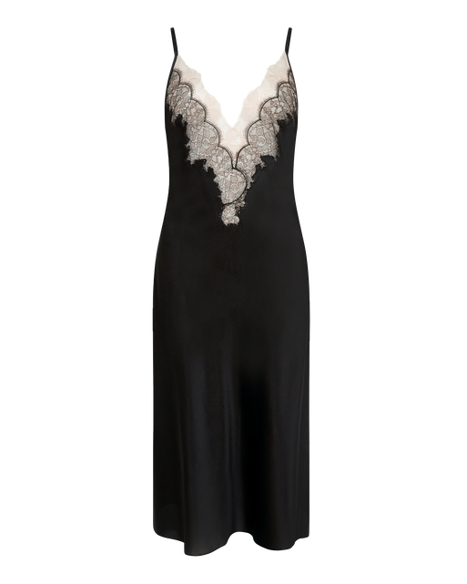 Vitoria Long Slip Black/Blush | Agent Provocateur