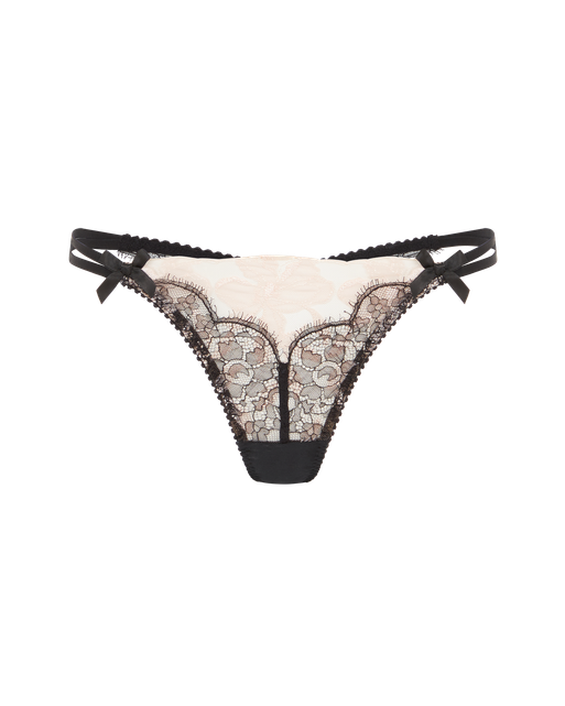 Vitoria Thong Black/Blush | Agent Provocateur