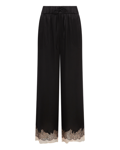 Vitoria Pyjama Trousers Black/Blush | Agent Provocateur