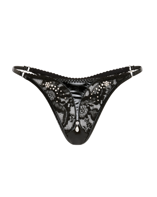Vivienna Thong Black/Pearl | Agent Provocateur